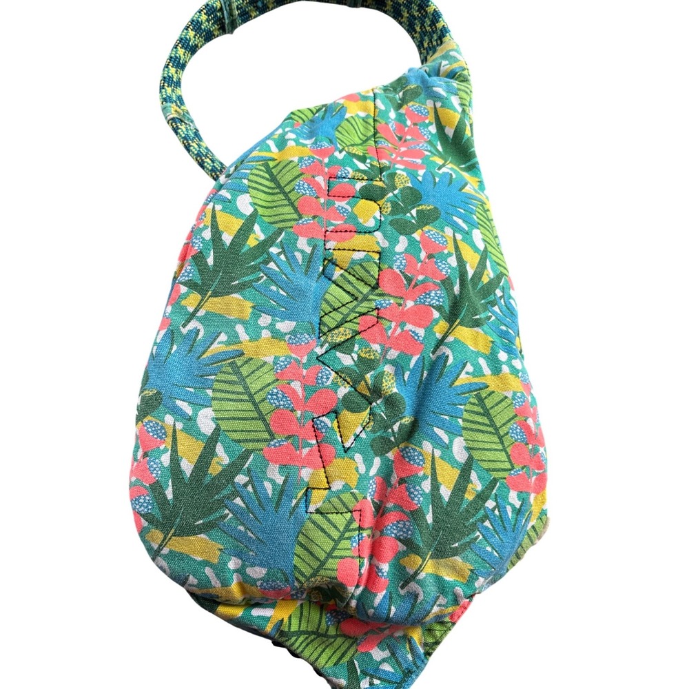 Kavu Rope Bag Tropical Floral Cotton Canvas Sling Backpack Multicolor Crossbody - Picture 6 of 12